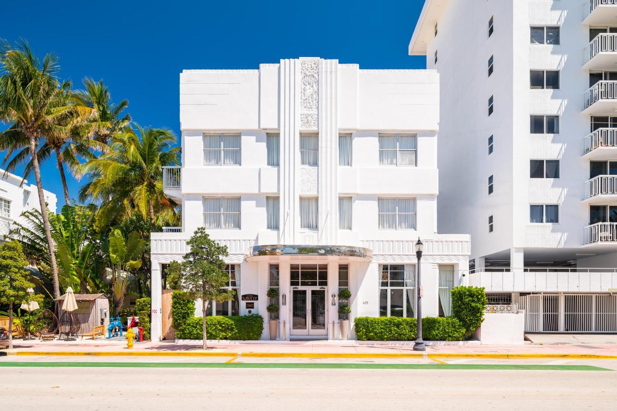 The Savoy Hotel & Beach Club Miami Beach Bagian luar foto